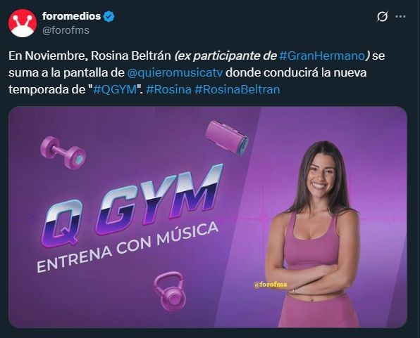 Confirmaron que una exparticipante de Gran Hermano conducirá un programa