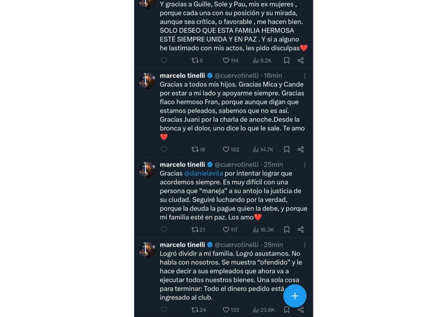 Marcelo Tinelli contra Gustavo Scaglione