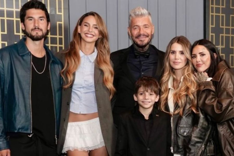 Marcelo Tinelli y sus cinco hijos