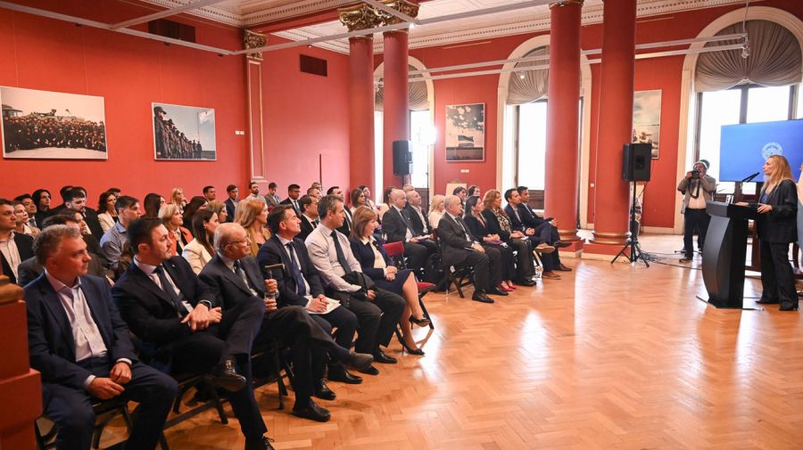 Reunión de Karina Milei con diputados y senadores 04112025