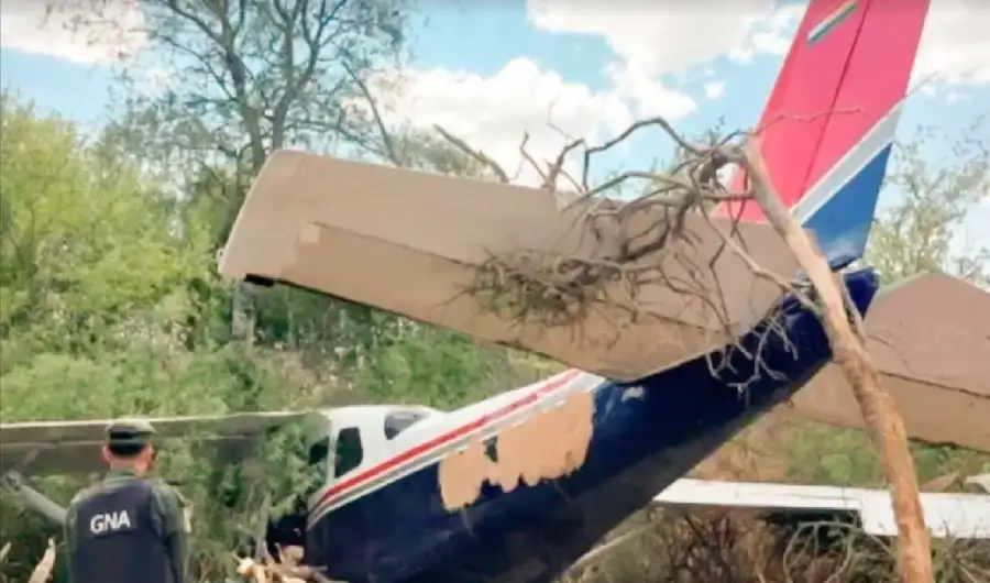 Avioneta narco estrellada en Salta 05112025