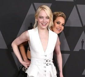 Jennifer Lawrence y Emma Stone