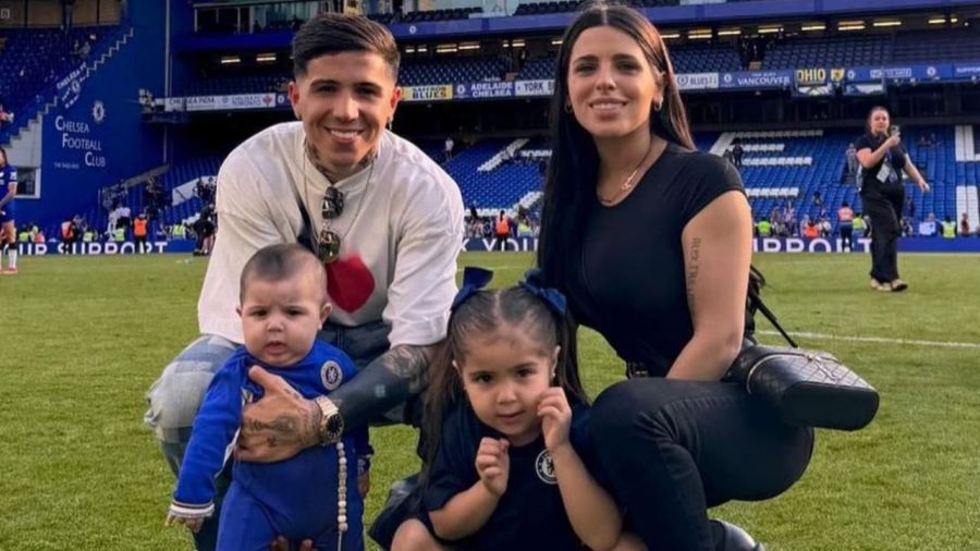 Valentina Cervantes y Enzo Fernández