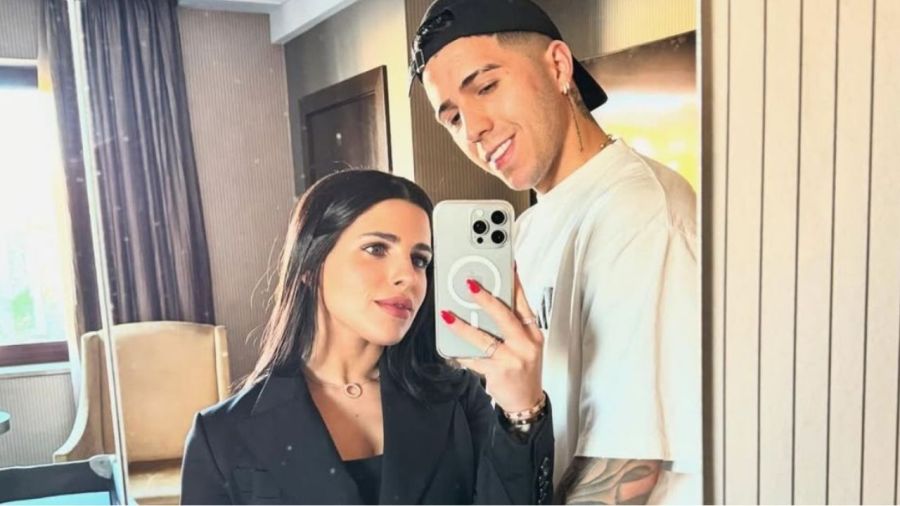 Valentina Cervantes y Enzo Fernández