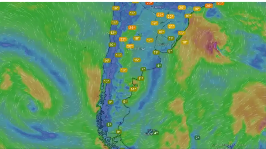 Clima jueves 6 de noviembre