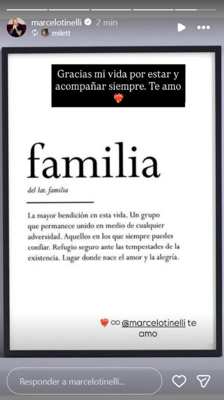 El mensaje de Milett Figueroa a Marcelo Tinelli