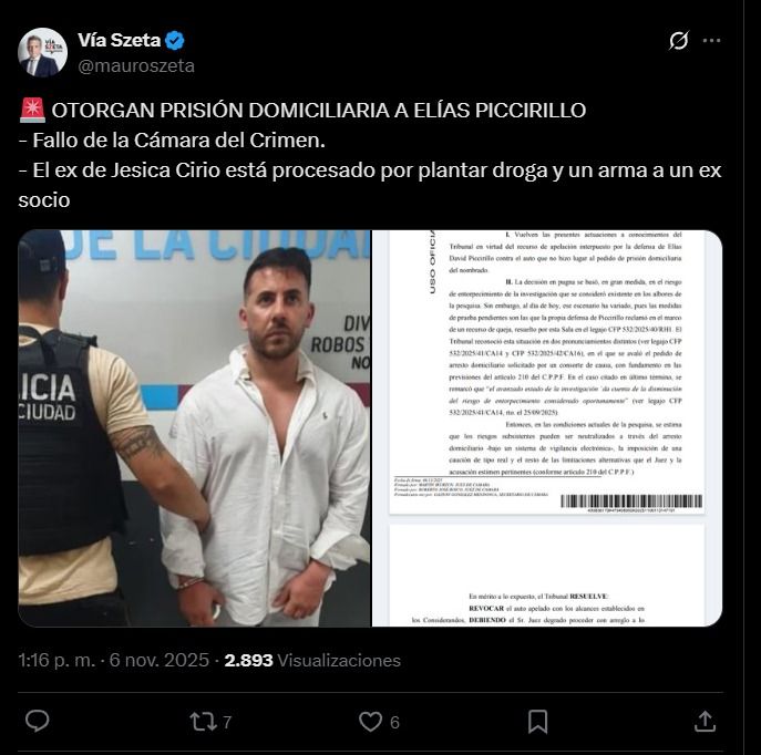 Elías Piccirillo, Jesica Cirio