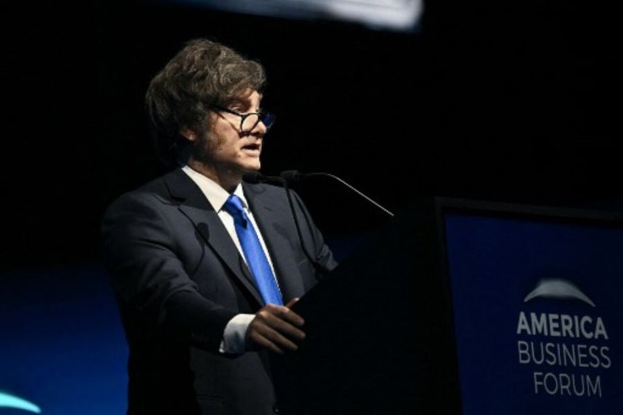 Javier Milei en American Business Forum