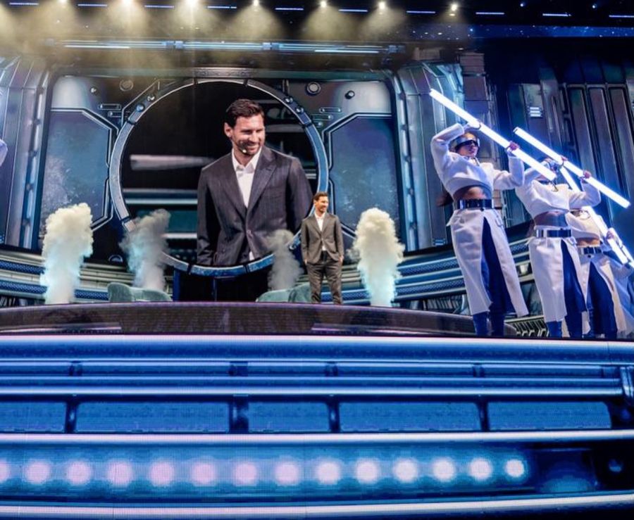 Lionel Messi en el América Forum 1