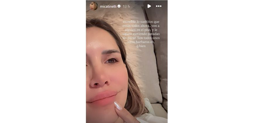 Mica Tinelli sobre el escándalo con su familia