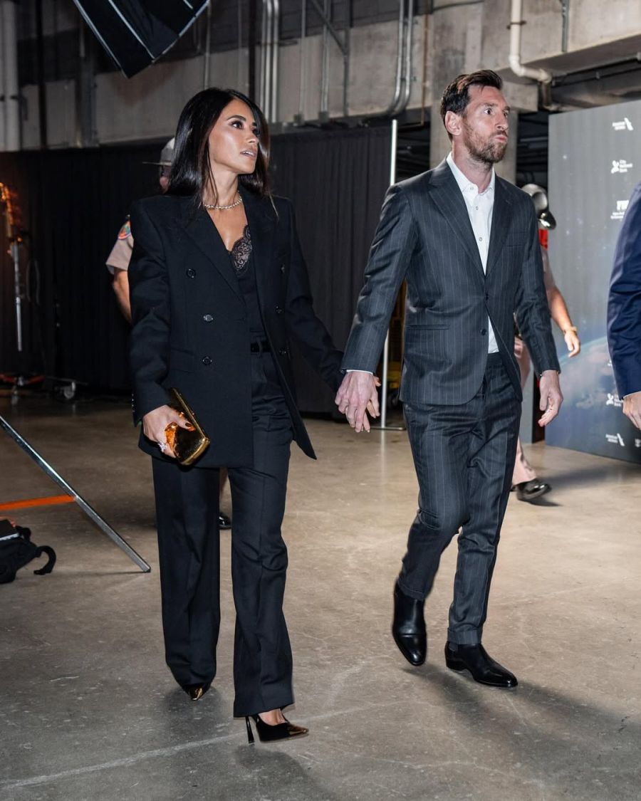 Antonela Roccuzzo y Lionel Messi