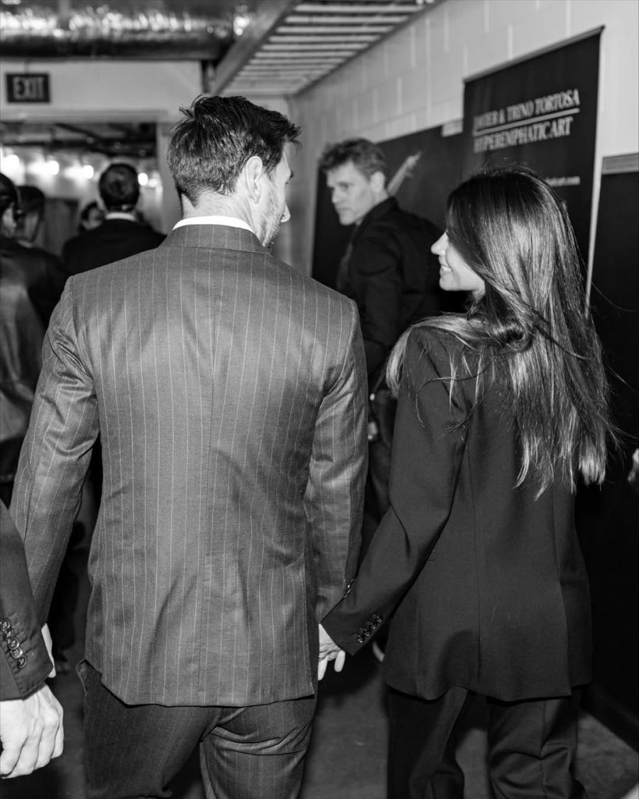 Antonela Roccuzzo y Lionel Messi