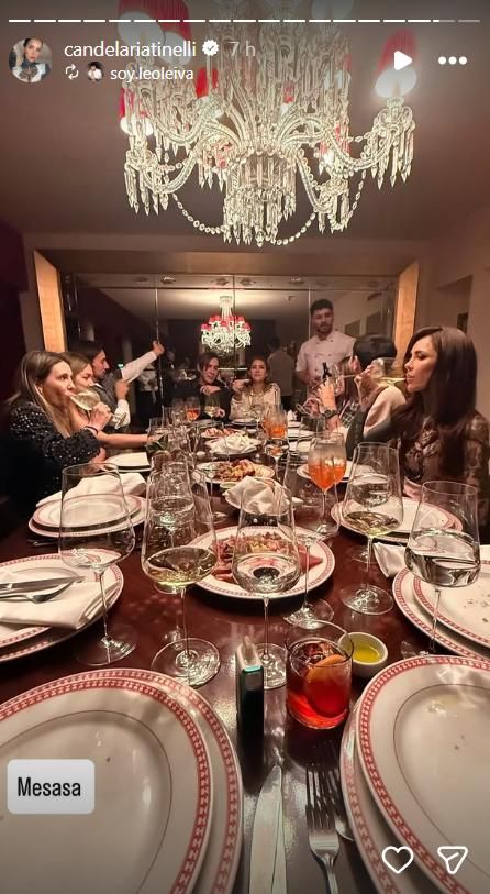 Así fue el festejo de cumpleaños de Cande Tinelli: sin su familia y con un elegante evento