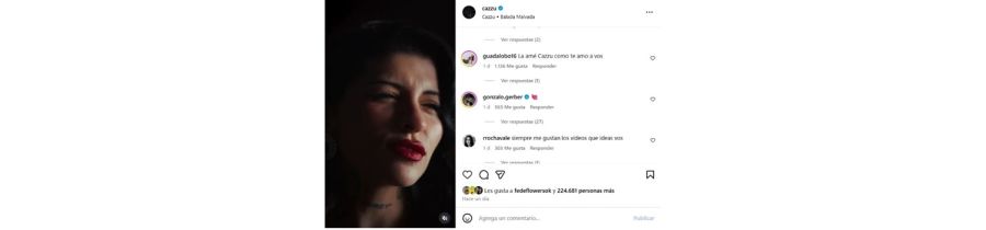 El gesto de Gonzalo Gerber con Cazzu