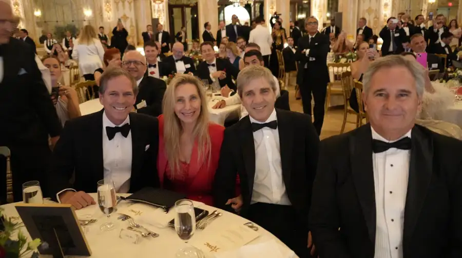 Javier Milei, Karina Milei, Luis Caputo