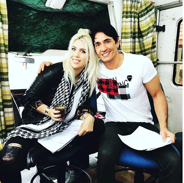 Wanda Nara y Sebastián Estevanez