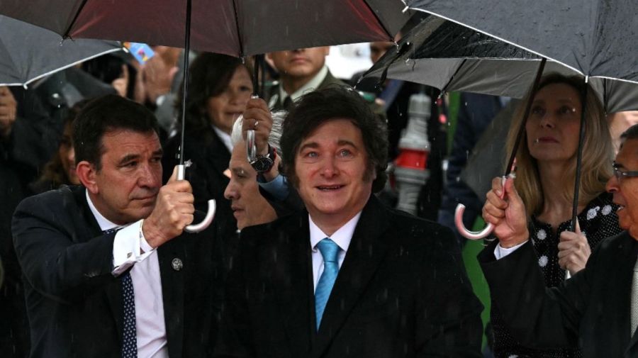 Javier Milei llegó a Bolivia para la asunción de Rodrigo Paz Pereira