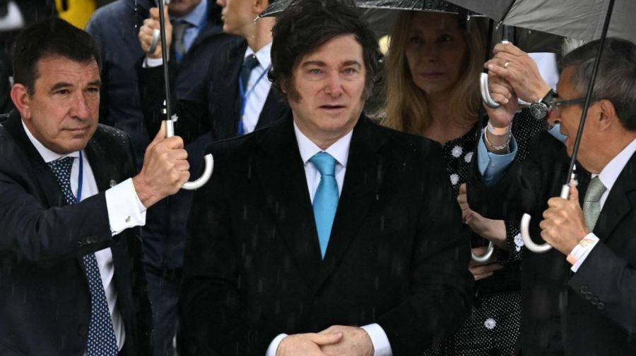 Javier Milei llegó a Bolivia para la asunción de Rodrigo Paz Pereira