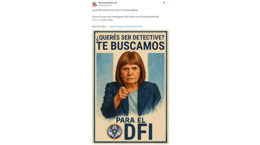 Patricia Bullrich X 20251107