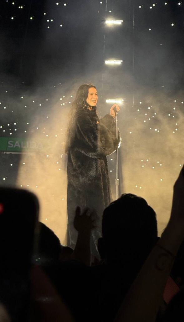 Dua Lipa en la Argentina