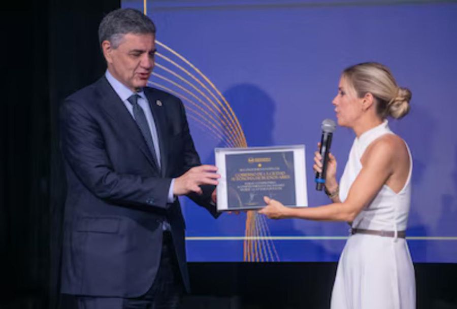 Jorge Macri and Genoveva Ferrero