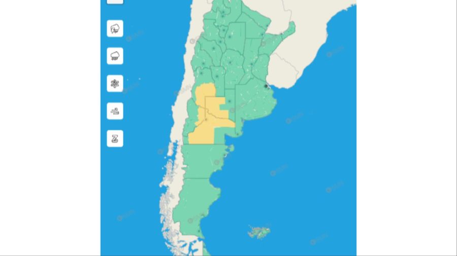 Alerta amarilla lunes 10 de noviembre