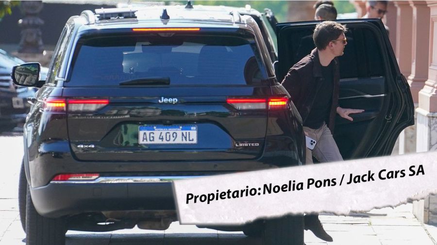 Los autos (y las multas) de Santiago Caputo