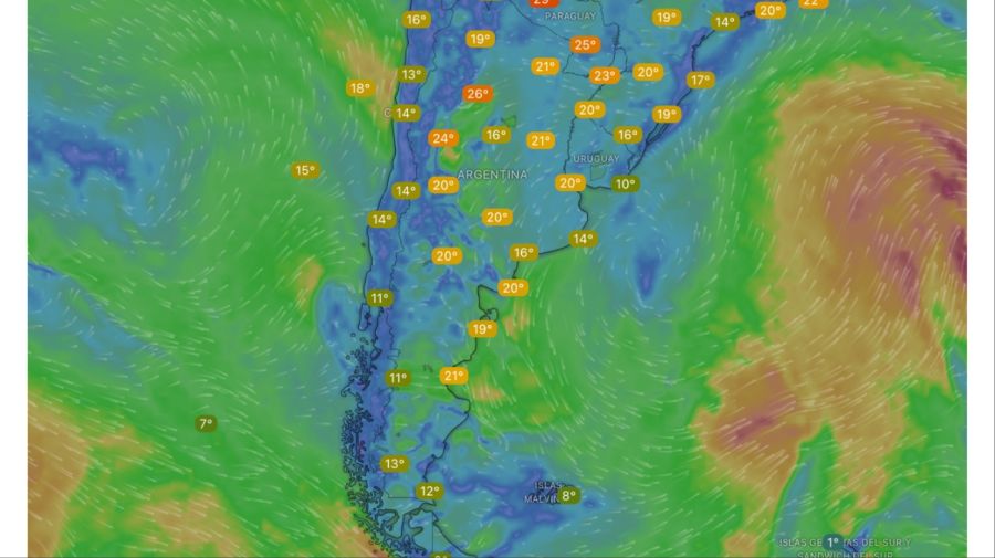 Clima martes 11 de noviembre