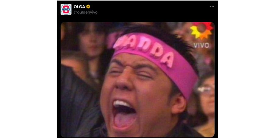 El posteo de Olga apoyando a Wanda Nara