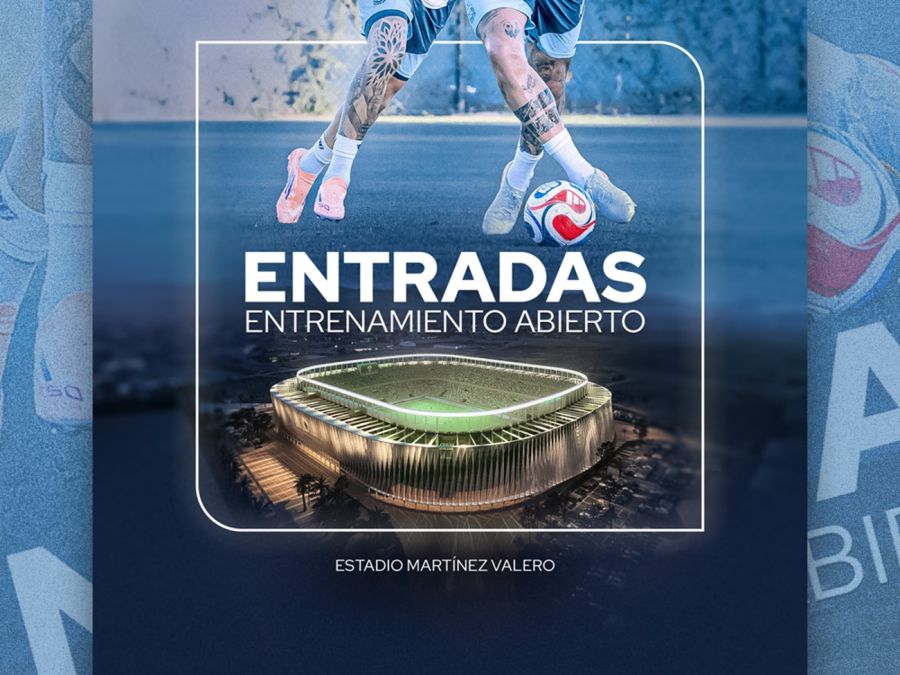 Entrenamiento de Argentina en España