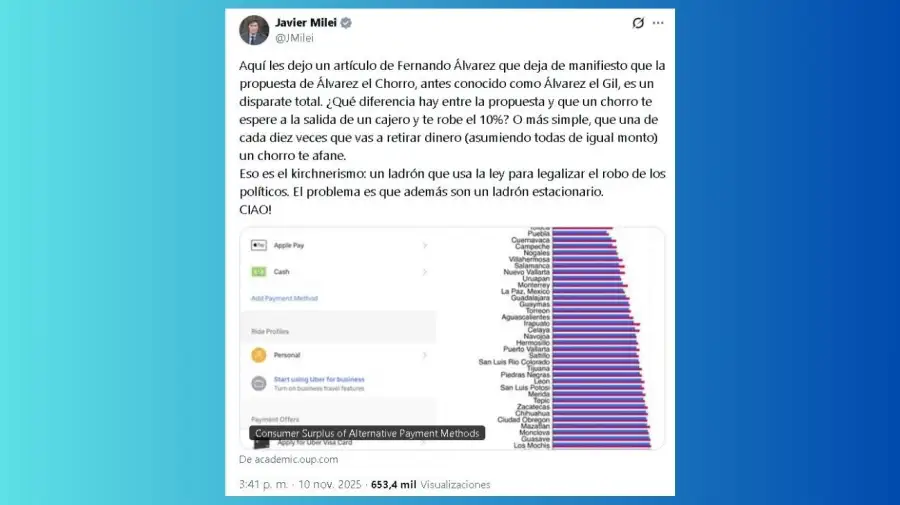 Javier tells him Miley