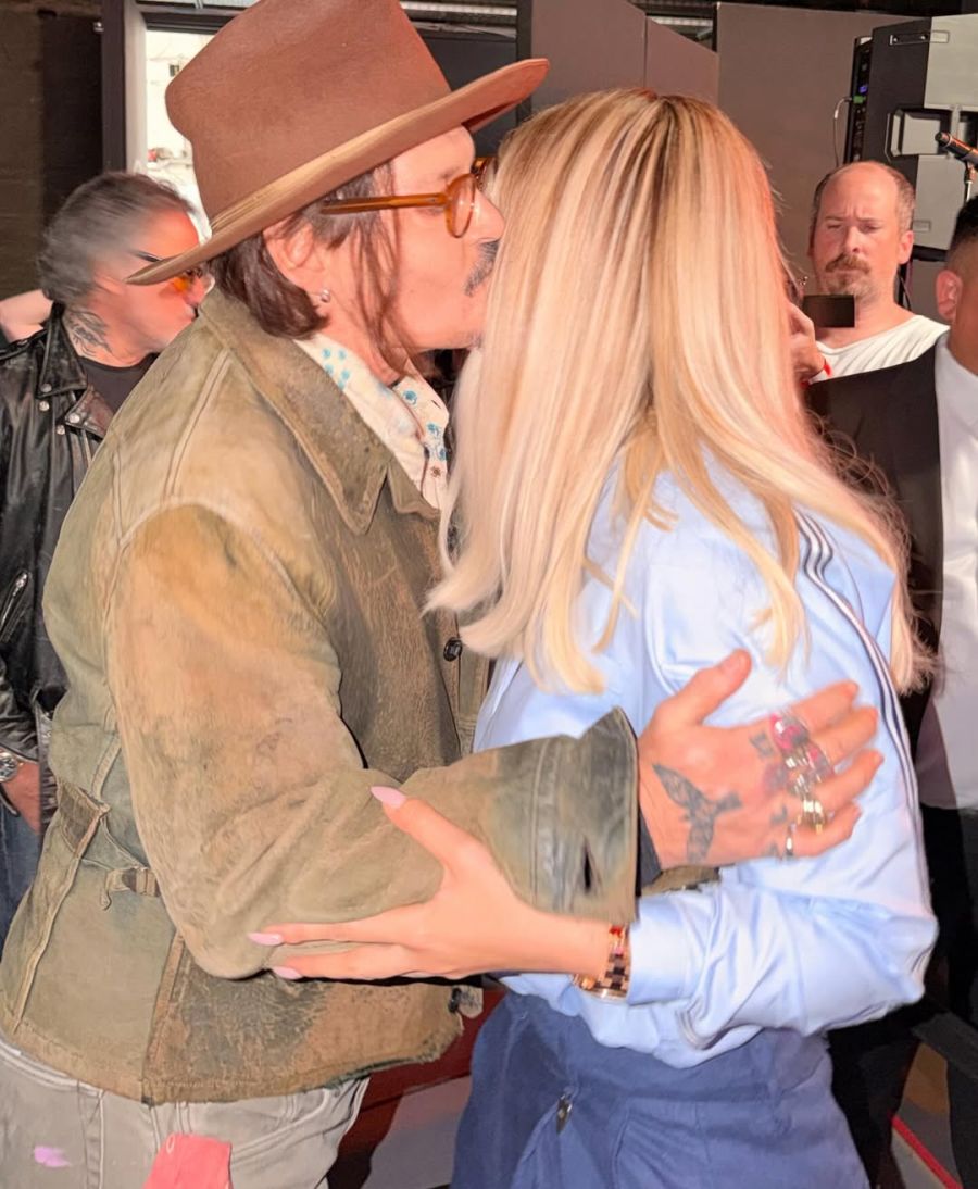 Las fotos del encuentro de Wanda Nara con Johnny Depp