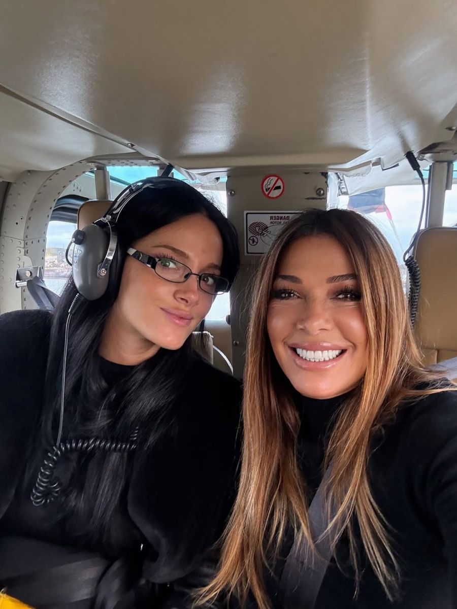 Oriana Sabatini y Catherine Fulop en Nueva York