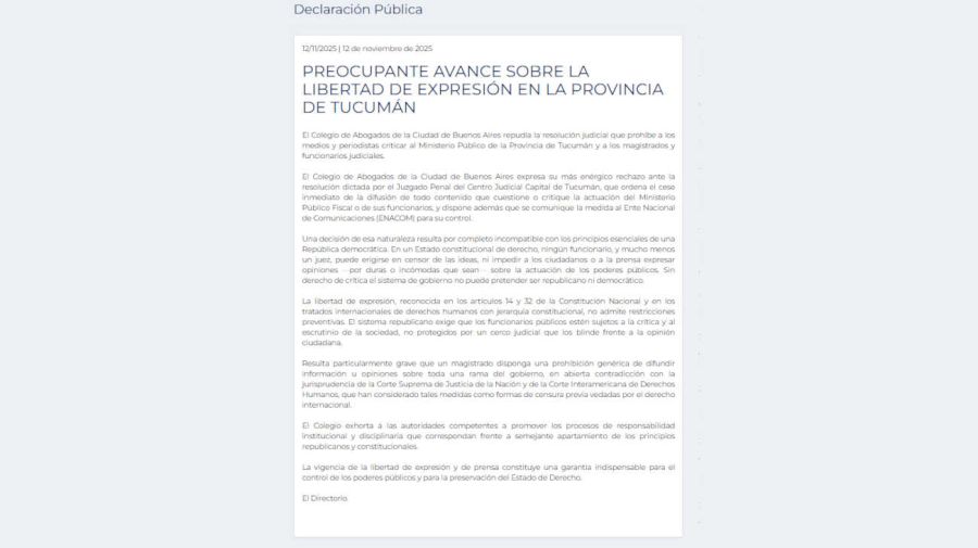 Declaración Pública 20251112