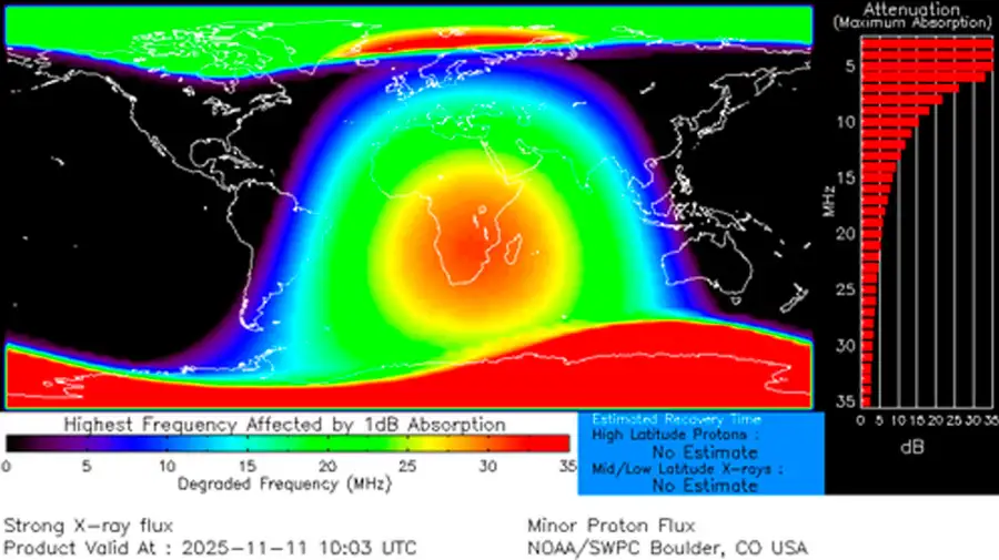 El Sol desata la llamarada solar más potente de 2025 12112025