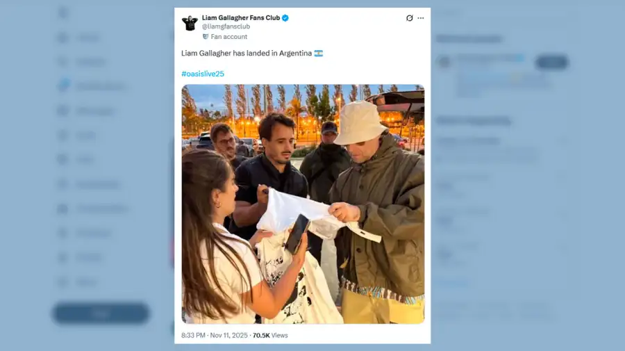 Oasis in Argentina 12112025