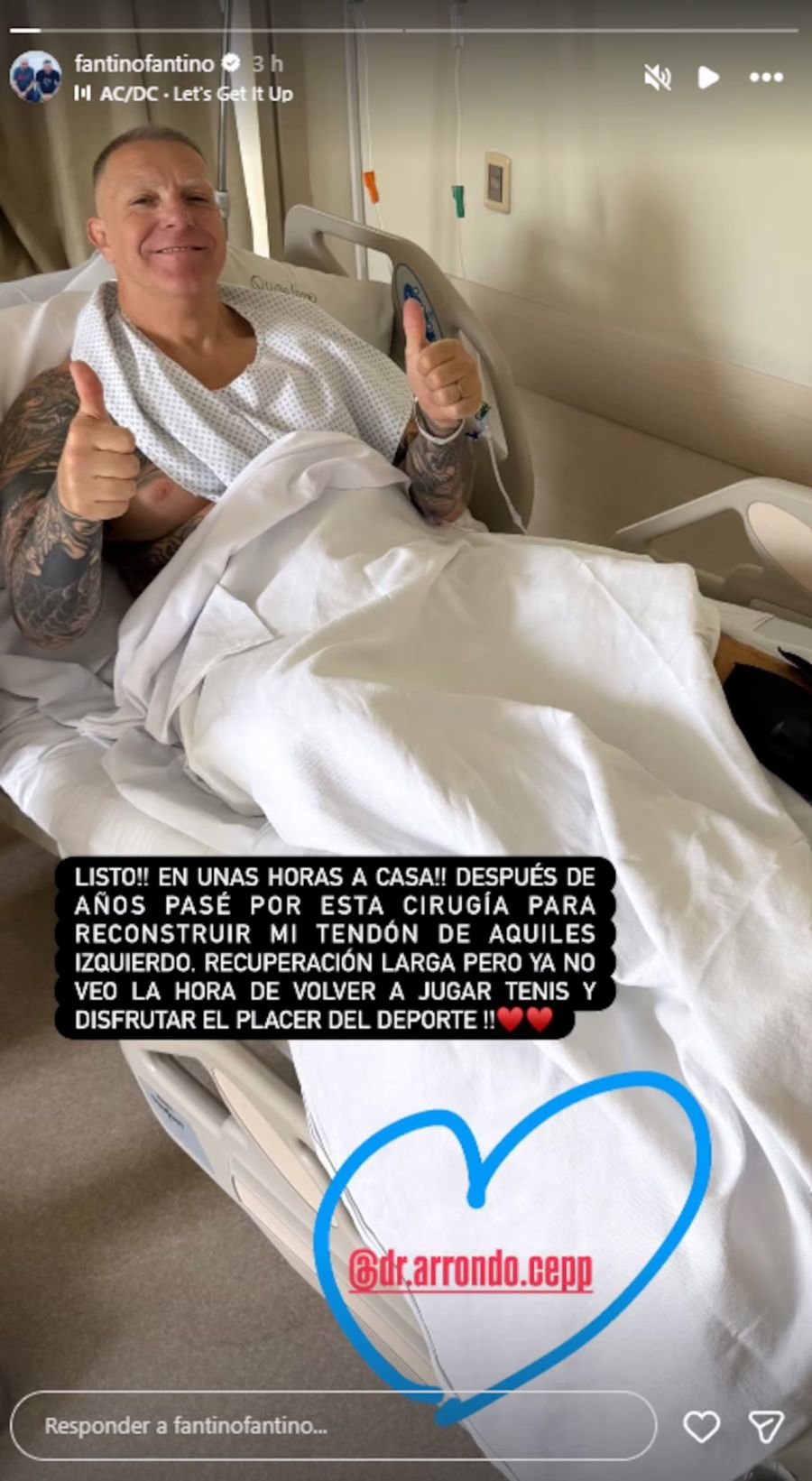 Alejandro Fantino fue operado 1