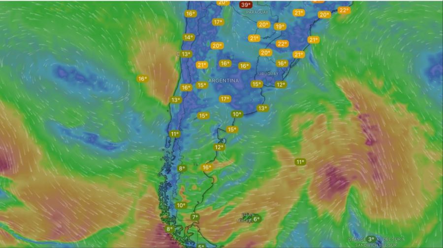 Clima jueves 13 de noviembre