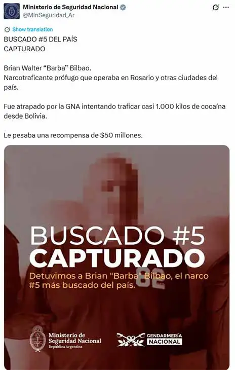 Ministerio de Seguridad 13112025