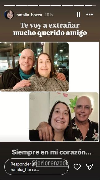Natalia Bocca y su doloroso mensaje tras el fallecimiento de Jorge Lorenzo