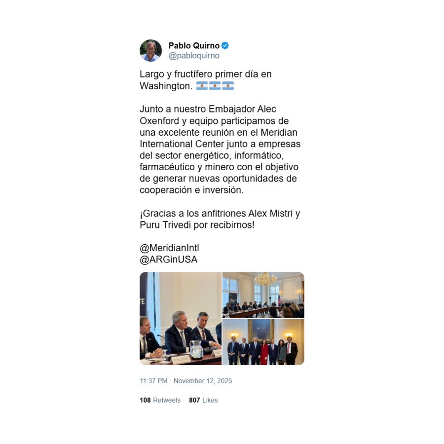 Posteo de Pablo Quirno 1