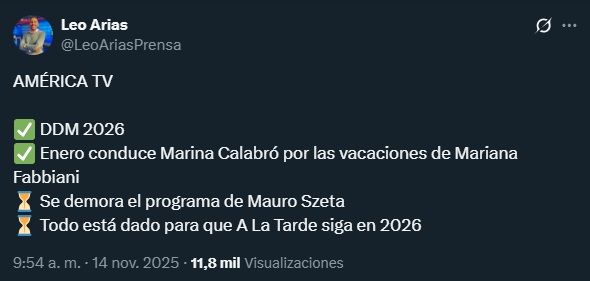 Leo Arias confirmó cuál será el futuro de DDM en 2026