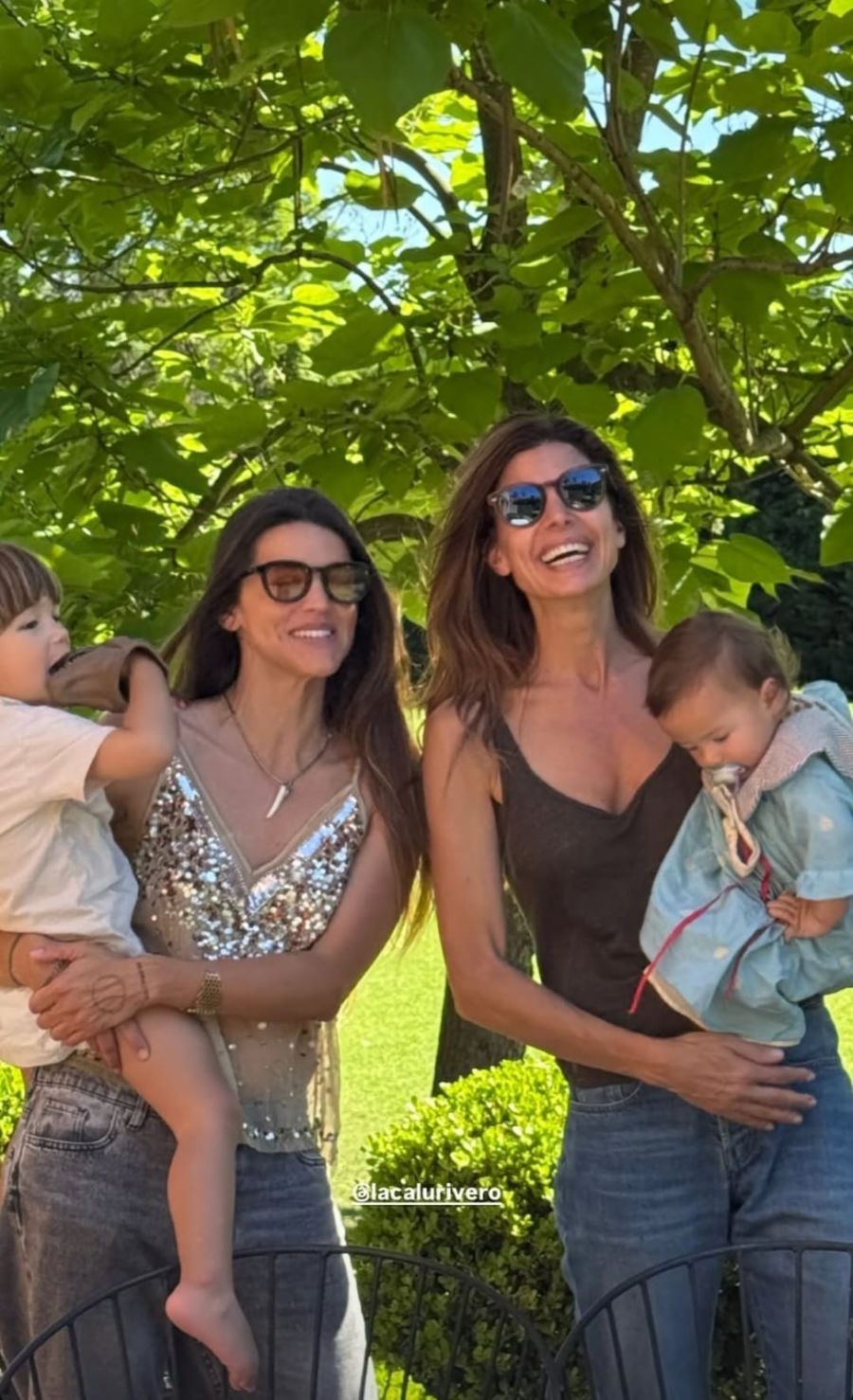 Almuerzo Juliana Awada y Calu Rivero