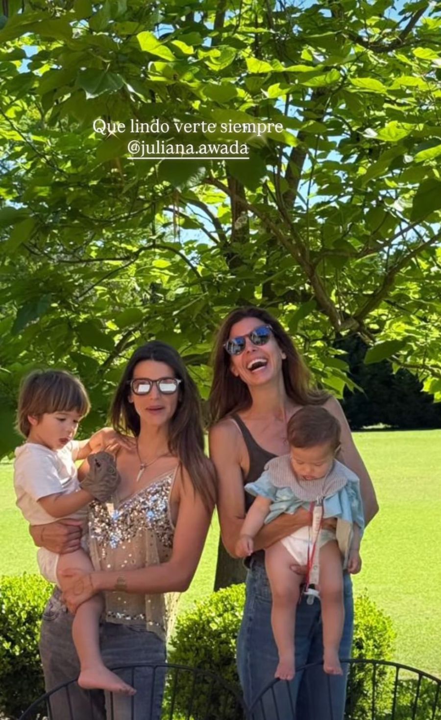 Almuerzo Juliana Awada y Calu Rivero