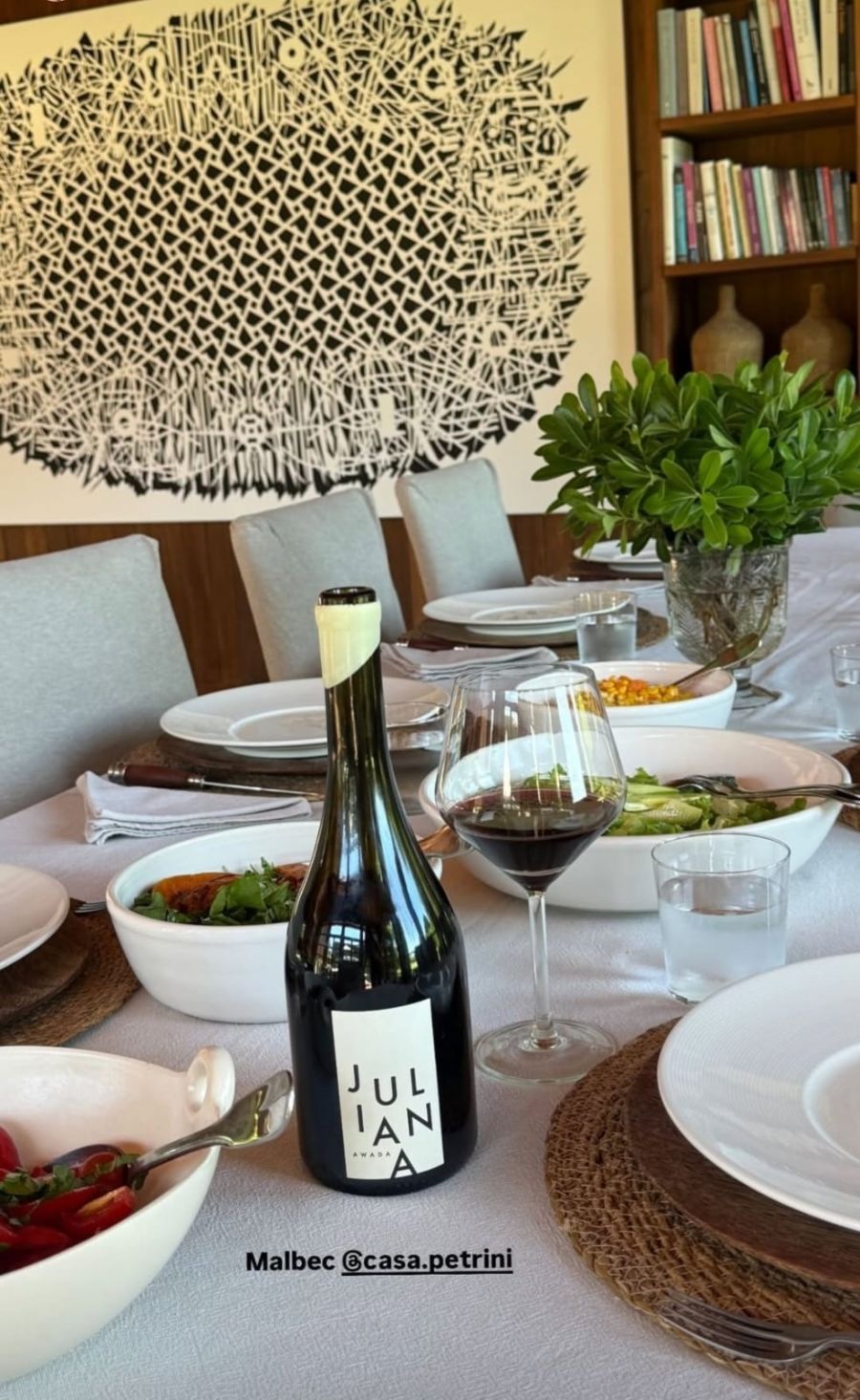 Almuerzo Juliana Awada y Calu Rivero