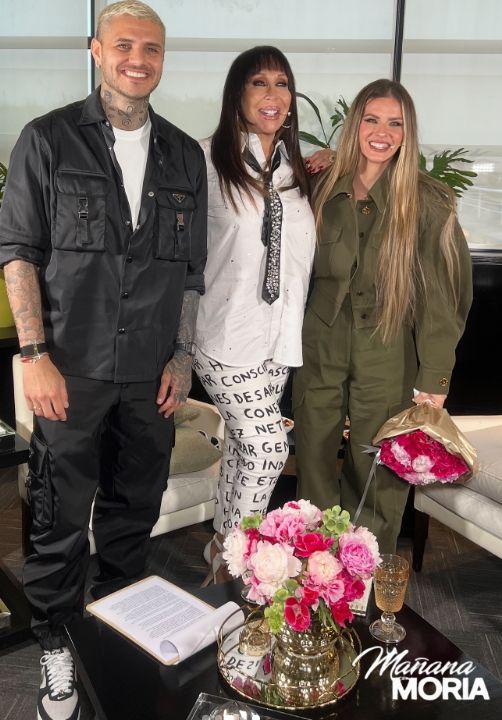 China Suárez, Mauro Icardi y Moria Casán