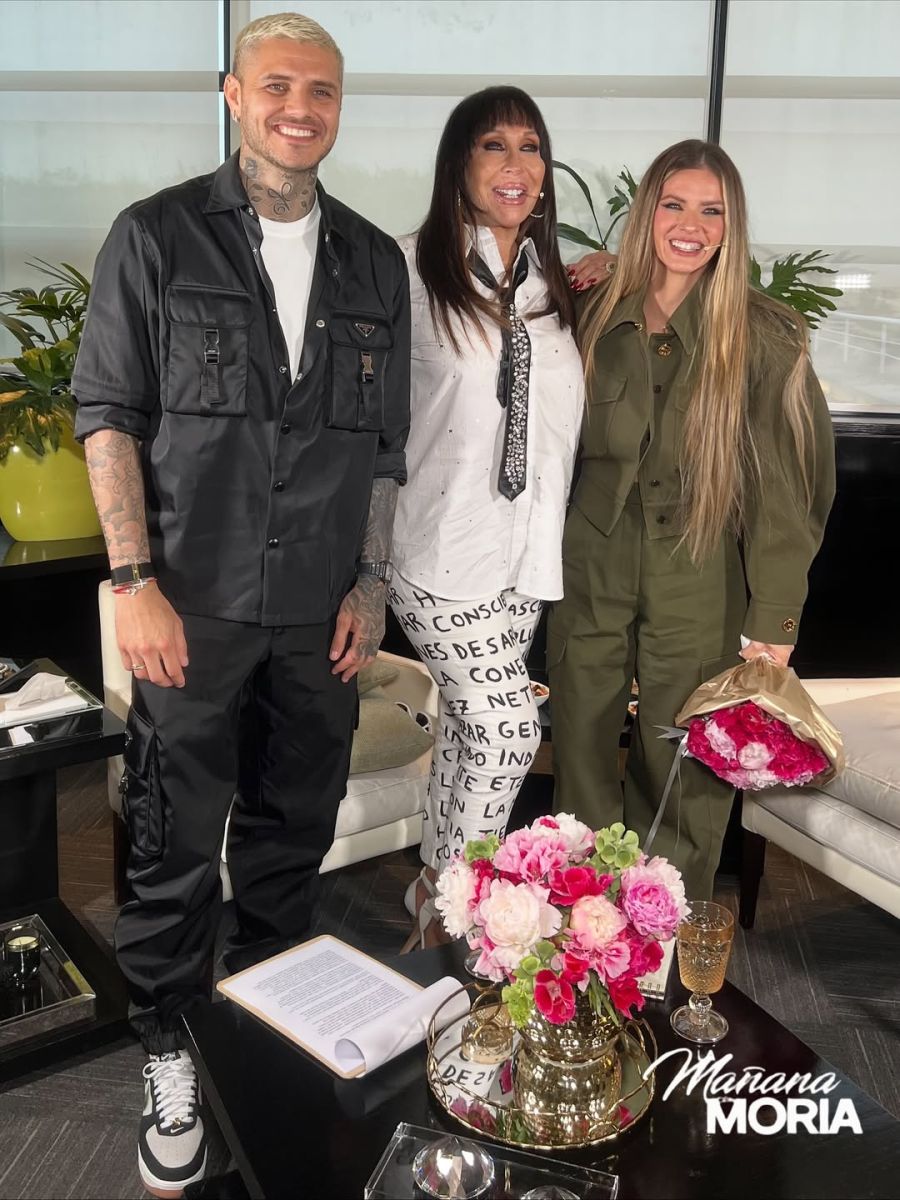 China Suárez, Mauro Icardi, Moria Casán