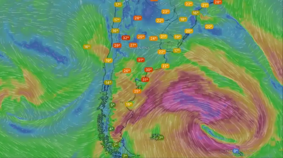 Clima martes 18 de noviembre