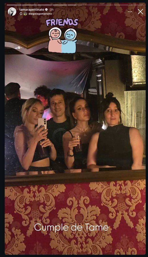 Tamara Pettinato y Diego Lagomarsino