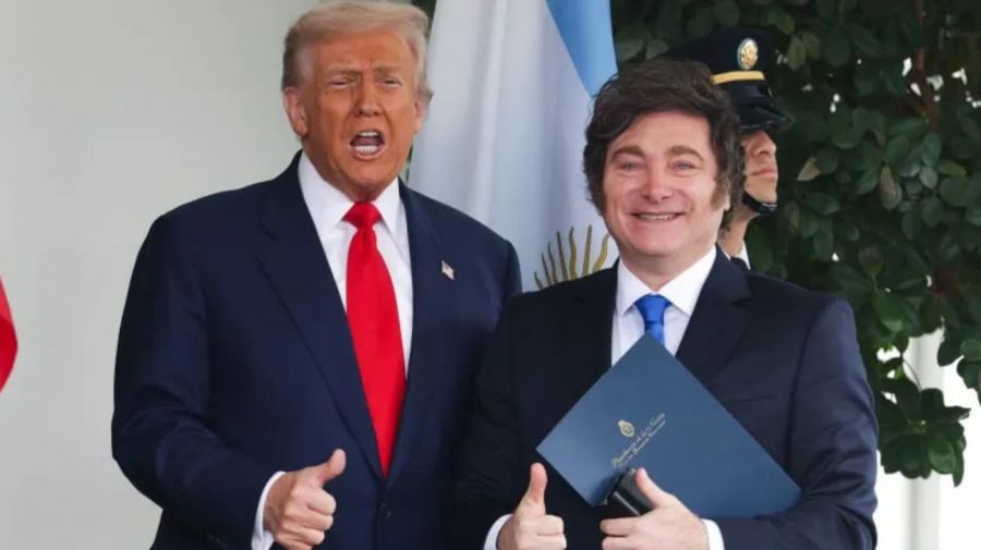 Trump y Milei 